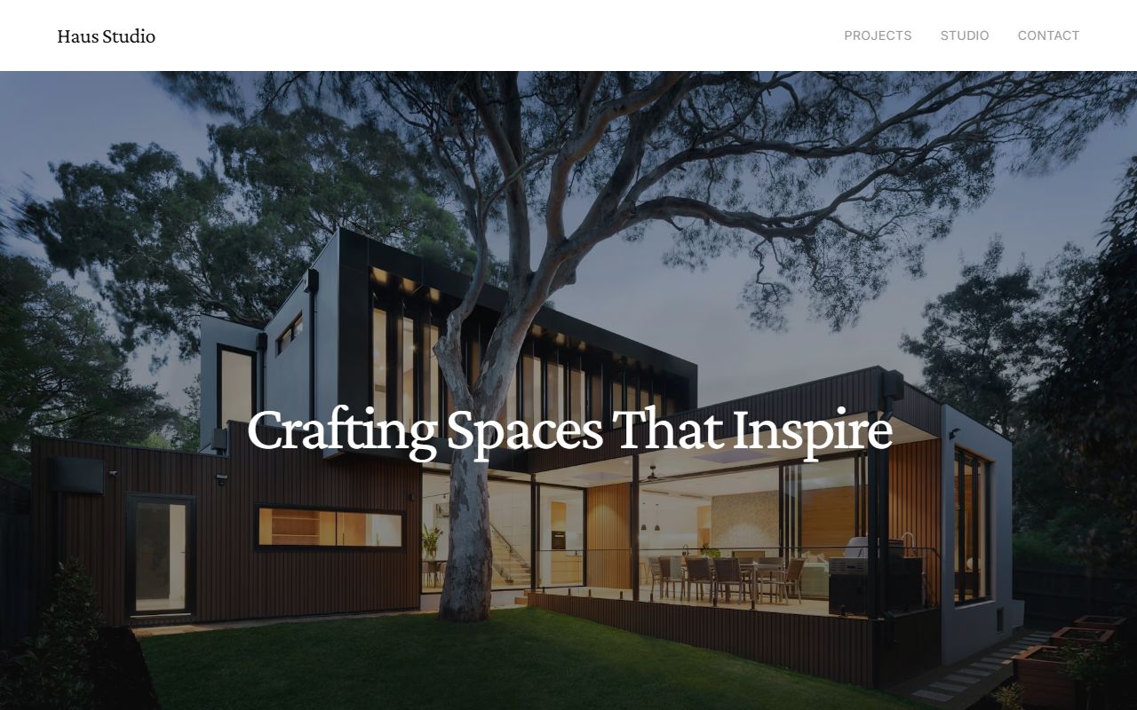 Haus — Architecture Studio